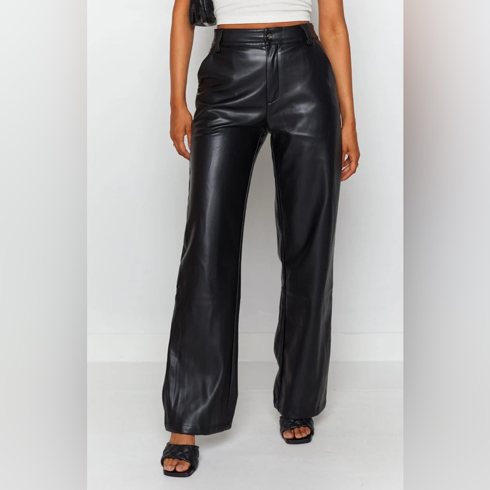 ILLA ILLA Vegan Leather Pants